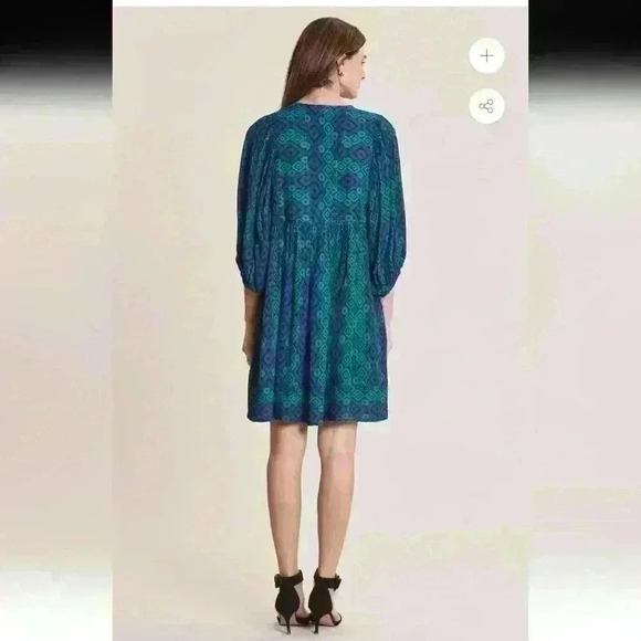 TYLER BOE JANET CREPE TAPESTRY DRESS - Picture 5 of 9